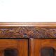 Vintage wooden showcase cabinet