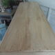 Old oak buffet style Louis XV patinated gray slate waxed wood tray