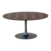 Mid-Century Arkana Round Dining Table in Brazilian Rosewood
