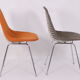 Pair of DKX 1 Wire Chairs by Charles & Ray Eames, Herman Miller, 1952