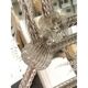 Venetian Rectangular Floreal Hand-Carving Wall Mirror in Murano Glass Style