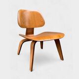 LCW Lounge Chair in ash wood, designed by Eames for Evans/Herman Miller, 1950s