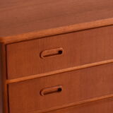 Commode Suède années 1970