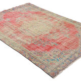 Anatolian handmade vintage rug 266 cm x 176 cm