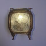 Boite montre en verre et laiton