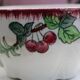 Longwy "Montmorency" earthenware breakfast duo