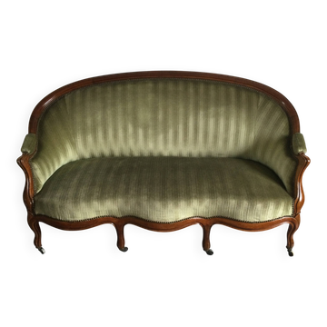 Napoleon III Mahogany Sofa