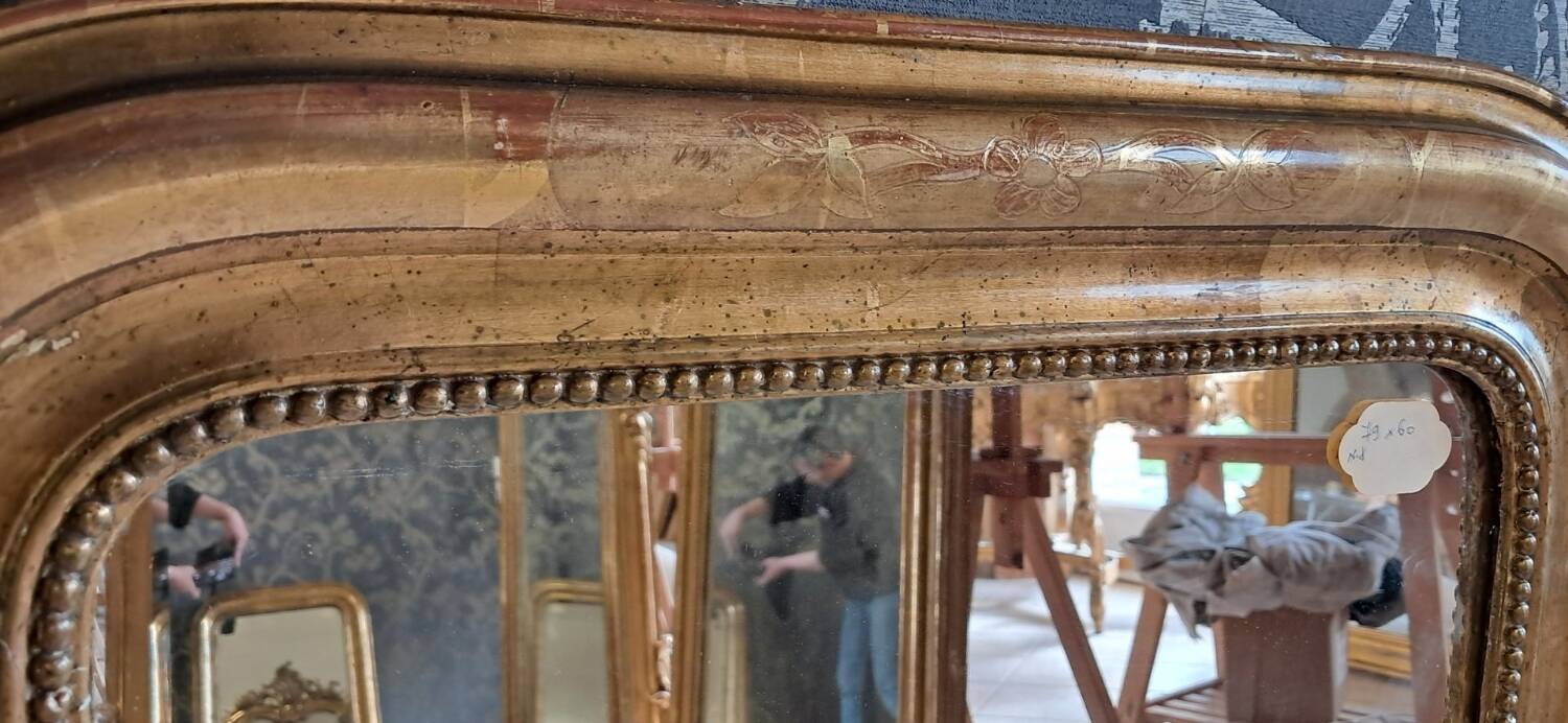Louis Philippe period mirror 79 x 60