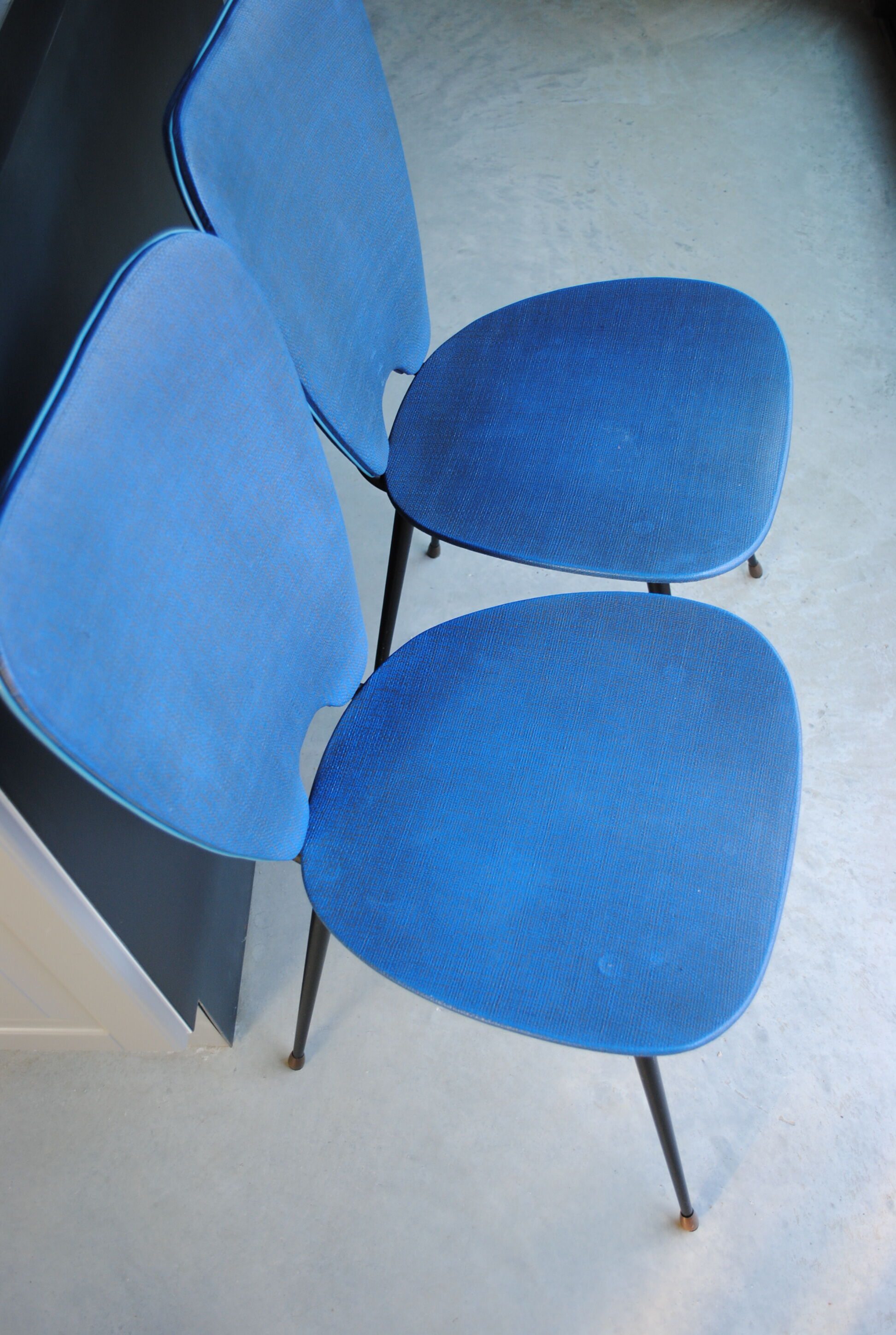 Ensemble de 2 chaises vintage années 50