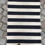 Striped gallery rug