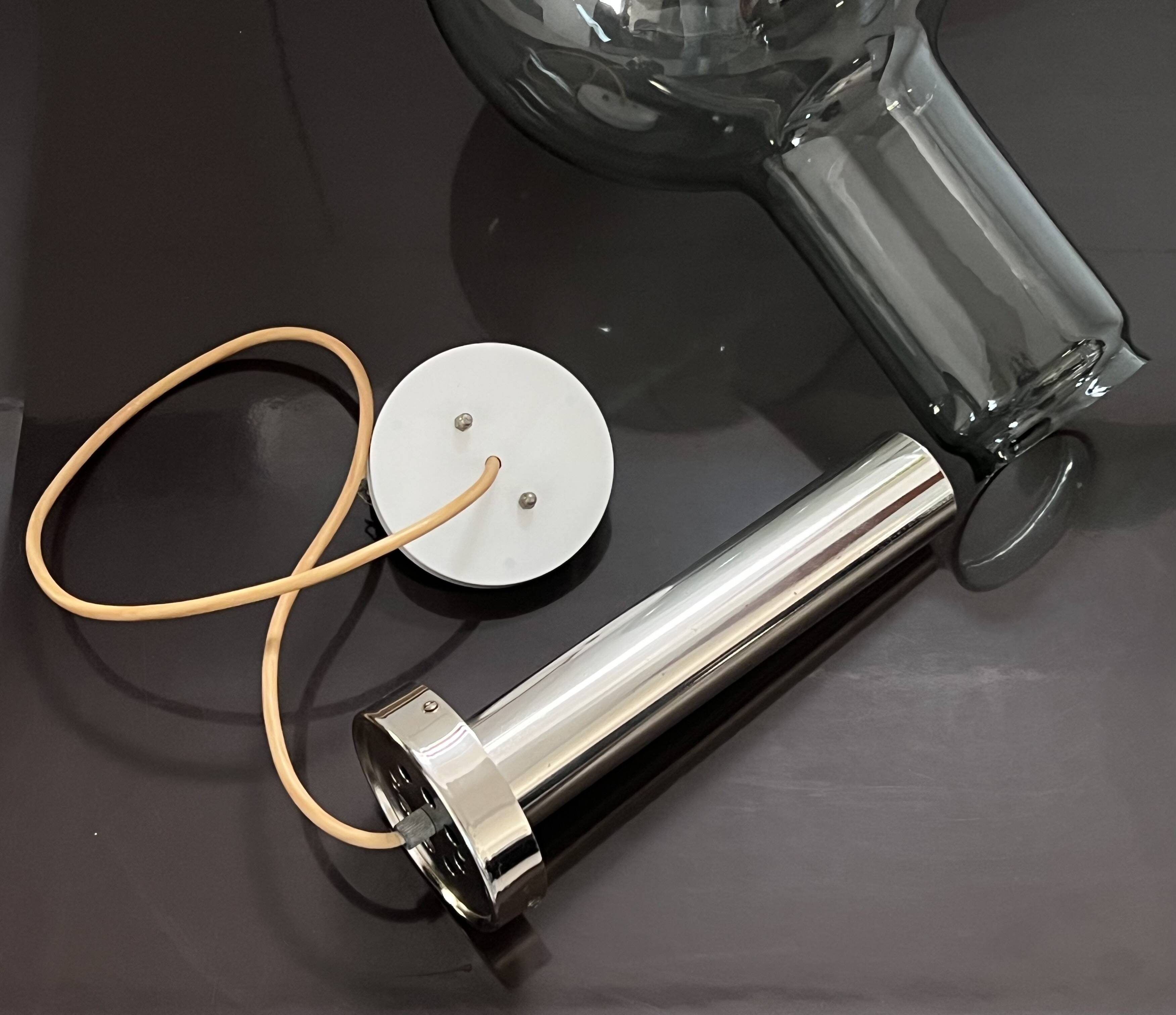 Large Maxi Bulb pendant light by Frank Ligtelijn for Raak, Netherlands 60's