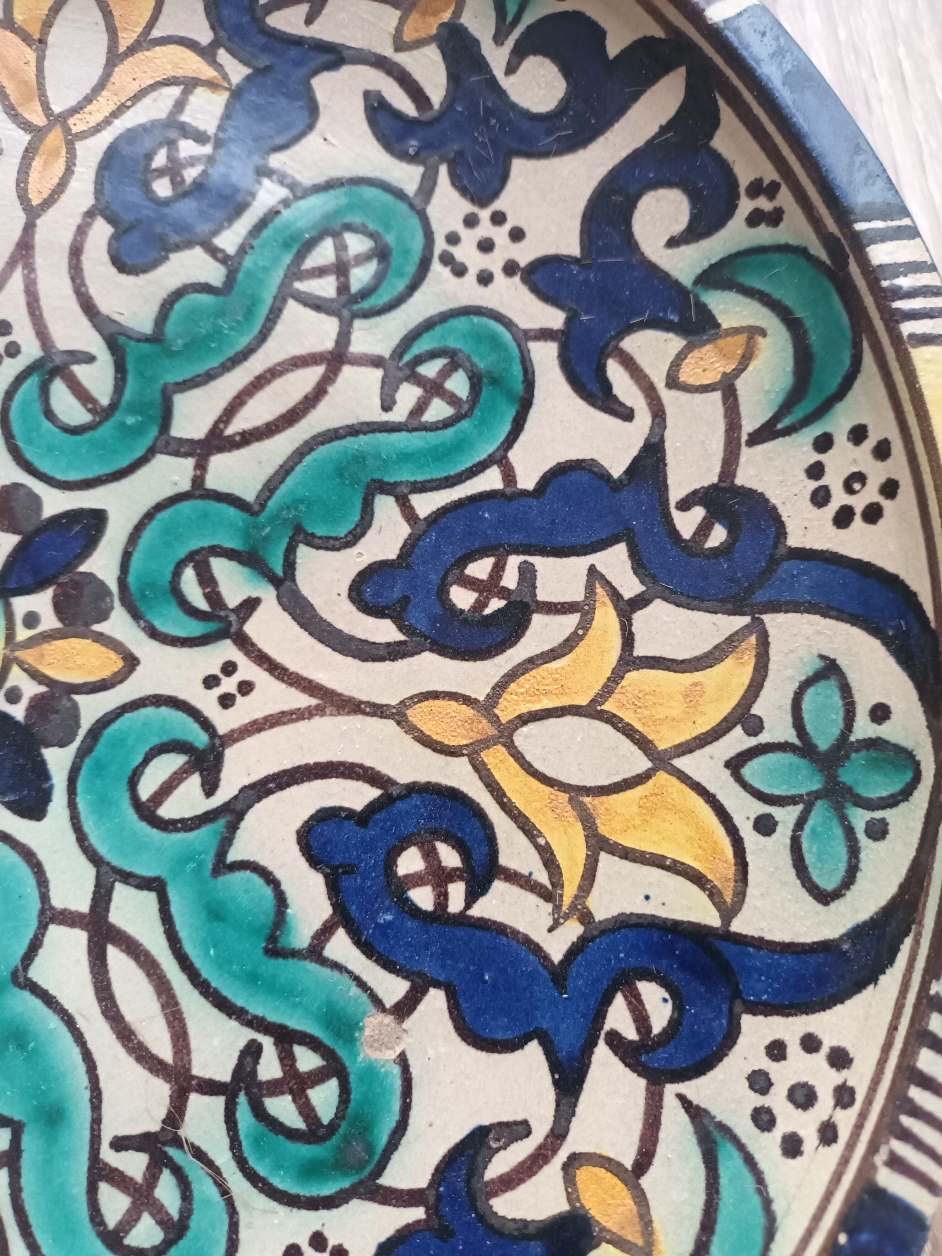 Moroccan dish 19th early 20th