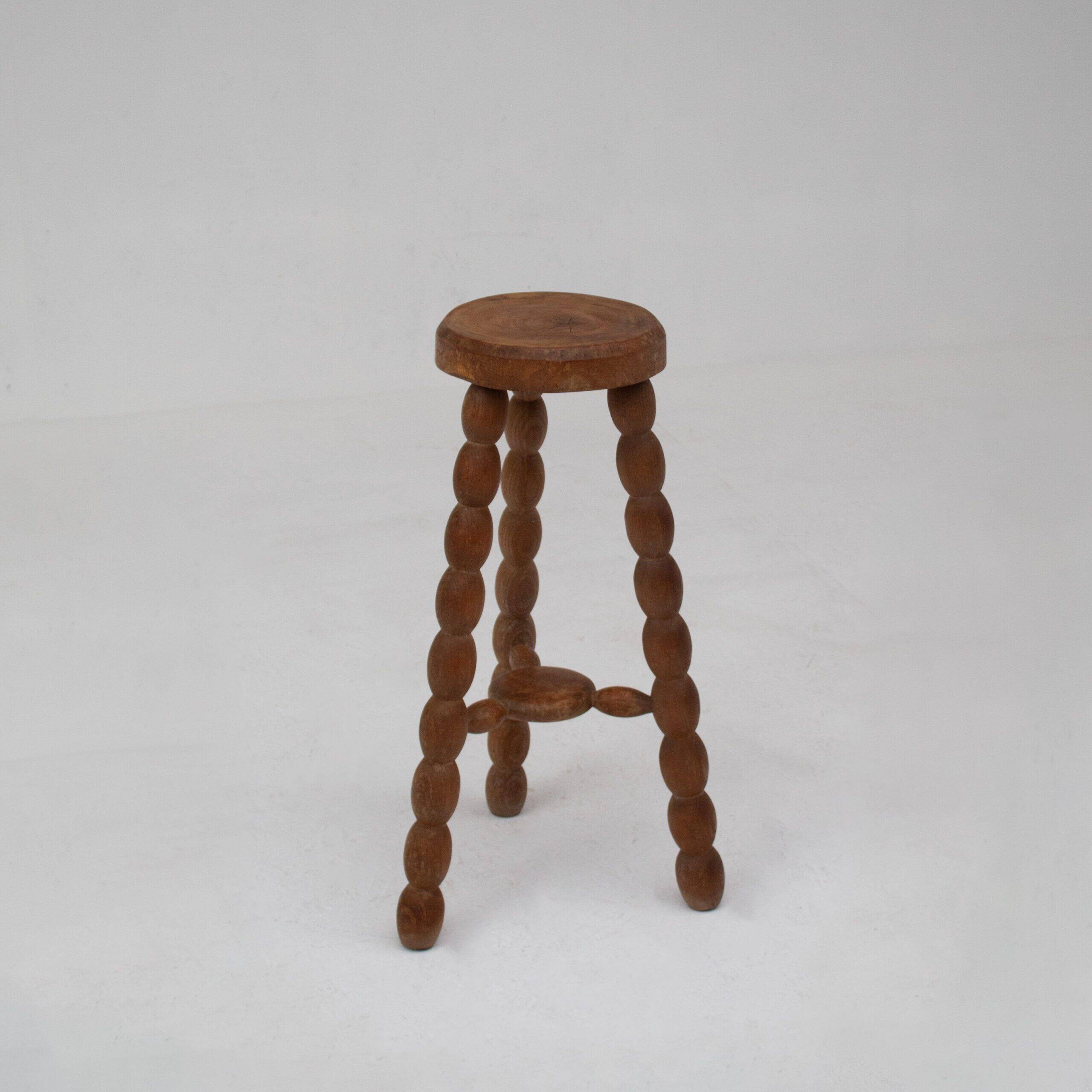 Vintage wooden spool stool