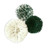 Set of 3 juju hats green and white