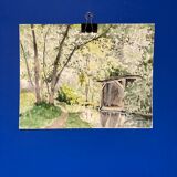 Aquarelle de paysage vintage