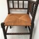 Fauteuil d'angle ancien