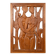 Roger Kressmann. Carved walnut panel with a gouge. 1980s.