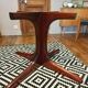 Scandinavian design extendable round table