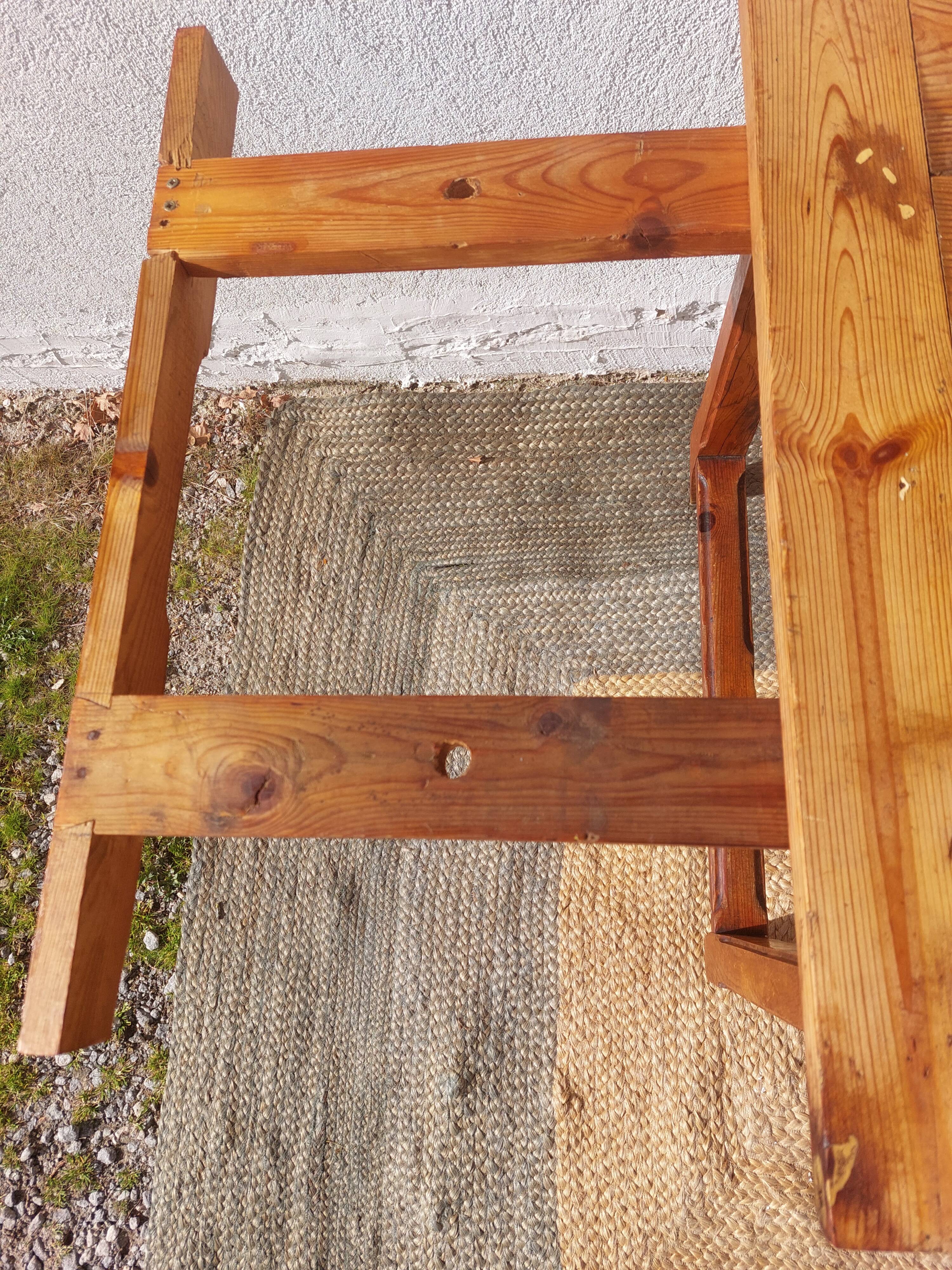 wooden table, bistro, countryside