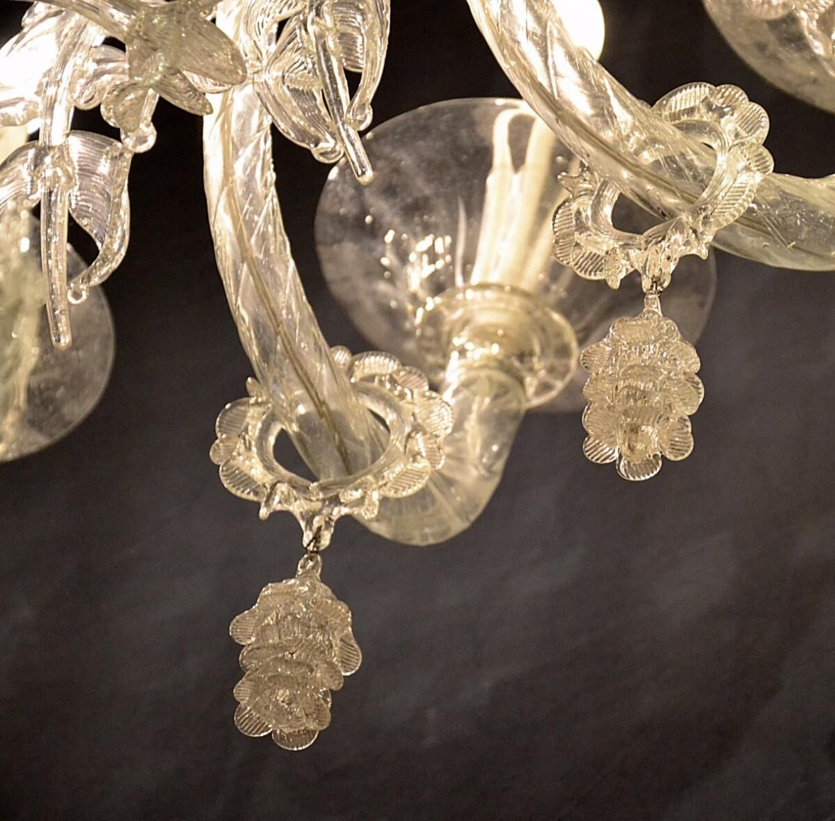 Important Pauly, Venice Murano glass chandelier