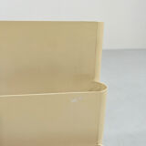 Porte-magazines beige par Giotto Stoppino pour Kartell, 1970