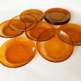 12 flat plates Arcoroc Sierra Ambre