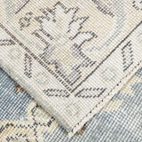 Classic soft blue carpets 216x117cm