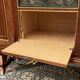 Art Deco sideboard or bar furniture, various veneers, bronze and ironwork, c