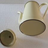 Yellow enamelled coffee maker