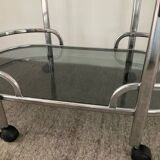 70s bar trolley on wheels