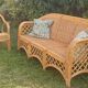 Rattan armchair