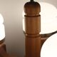 Lustre scandinave en pin & opaline par Jan Wickelgren pour Aneta Sweden, 1970s