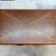 Oak and brass coffee table circa 1960