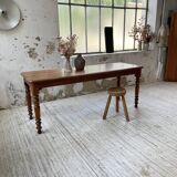 Walnut farm table 185 cm
