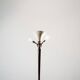 Tripod floor lamp 1950s wooden base