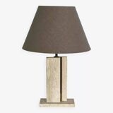 Lampe vintage en marbre et en laiton
