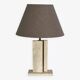 Vintage marble and brass lamp