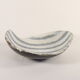 Striped ceramic vide-poche bowl by Carstens Tönnieshof, Germany 1950s.