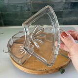 Rotating platter with small dishes