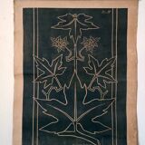 Antique print of a liberty plate by Prof. Andreani Isidoro - botanical plants, early 1900s