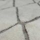 Beni Ouarain Berber rug • Brown diamond pattern on a beige background