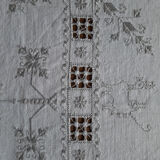 Old linen/cotton and fine embroidery