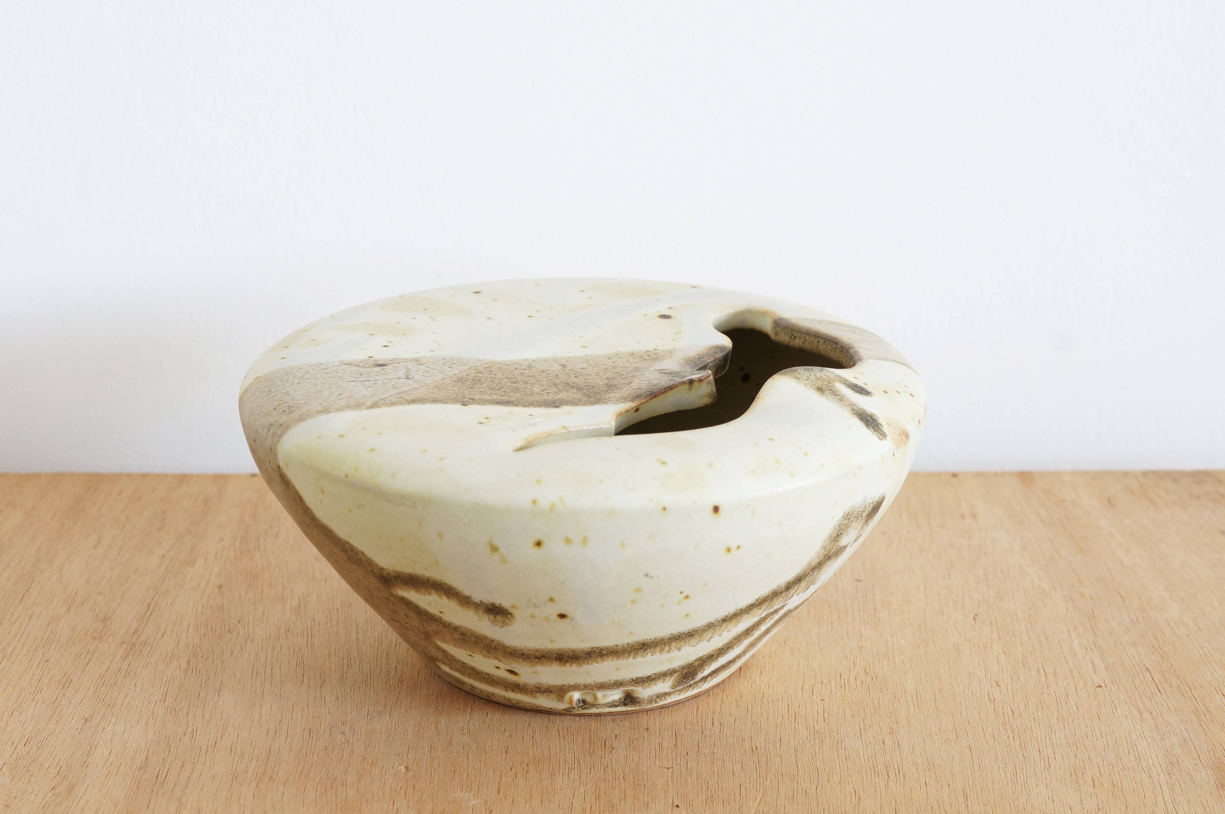 Vase or pocket tray signed Jean Cacheleux 1970s