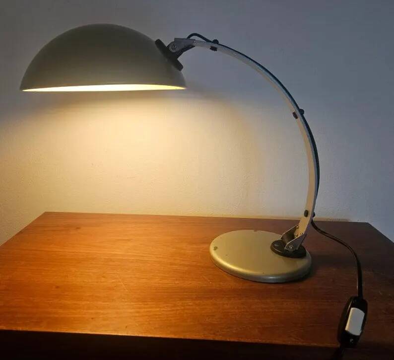 Rare Adjustable Midcentury Table Lamp, 1970s