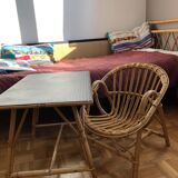 Rattan children's desk
