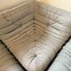 Un canapé d’angle ligne roset modèle togo2 fois 2 places + fauteuil d’angle