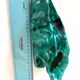 xPair of Handcrafted Teal Enameled Door Handles by Gabbianelli, Albisola, I