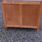 Vintage oak chest of drawers with splayed legs and 4 drawers, circa 1950