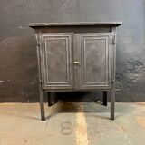 Old steel bedside table service