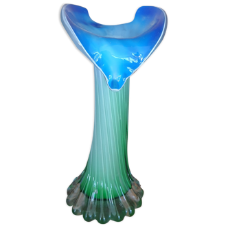 Green-blue soliflore vase